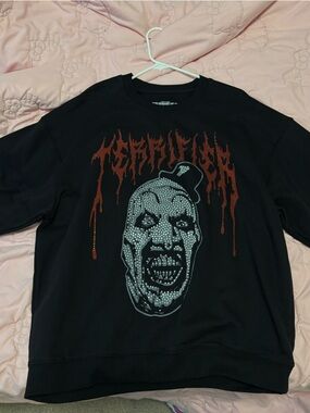 Terrifier Rhinestone Crewneck Sweatshirt